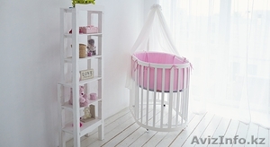 Овальная детская кроватка трансформер 6 в 1 #1376272