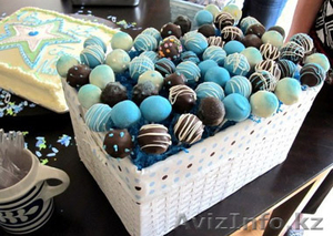 Шоколадные бисквиты на палочке #1382154