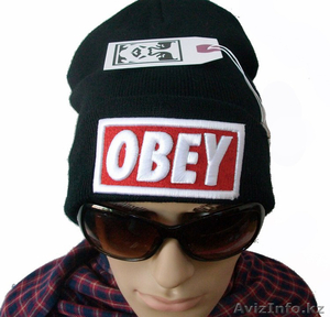 Шапки Obey черные 1000 тенге #1379596