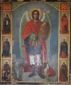 Икона Архангел Михаил,  46х54 см #1398452