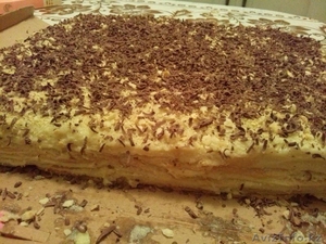 Торт на заказ «Наполеон» #1381057