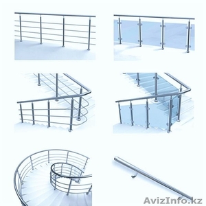 Перила,  поручни,  пандусы,  ограждения из нержавейки #1404522