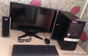 Компьютер - Intel Core 2 Duo E7400,  2800 MHz ,  ОЗУ 4Gb HDD 500Gb,  ядер 2 NVIDIA  #1410932