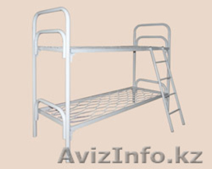 Кровати железные для казарм,  кровати для строителей,  кровати металлические оптом #1425094