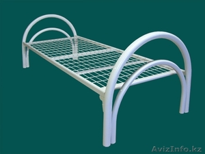 Кровати металлические для казарм,  кровати трёхъярусные для рабочих,  кровати опт. #1425097