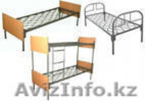 Кровати металлические двухъярусные для казарм,  кровати трёхъярусные оптом #1421173