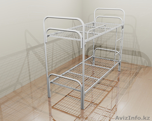 Кровати металлические двухъярусные,  одноярусные,  кровати для рабочих,  оптом. #1418624