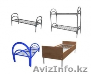 Кровати металлические для детских лагерей,  кровати для гостиниц,  кровати оптом. #1418620