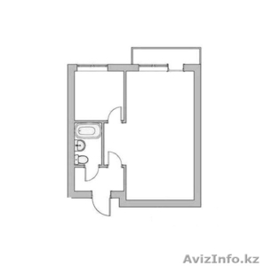 Продам 1-комн. за 9, 9млн.тг в ЦЕНТРЕ #1401384