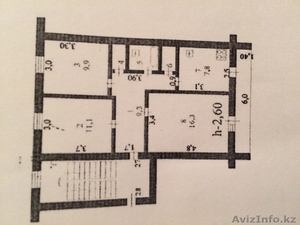Продам 3-х комнатную квартиру в районе Болошака  #1424721
