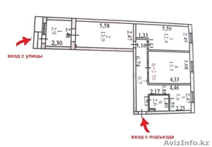 Сдам/продам/меняю 3к=60м на 1(5) эт в ЦЕНТРе #1401381