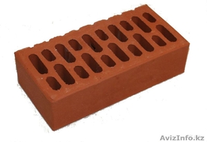 Кирпич керамический облицовочный одинарный пустотелый (морковь) #1434988