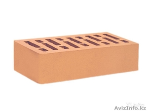 Кирпич керамический облицовочный одинарный пустотелый (персик) #1435005