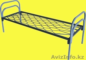 Трёхъярусные металлические кровати для общежитий,  кровати металлические дёшево. #1428547
