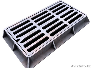 Канализационный люк из высокопрочного чугунна D400,  квадратный ГОСТ 3634-99 #1444263