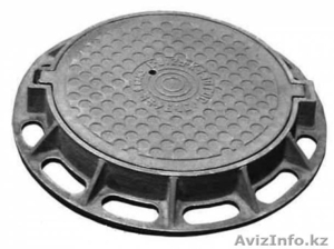   Канализационный люк чугунный С250,  тип-Л,  ГОСТ 3634-99 #1444230
