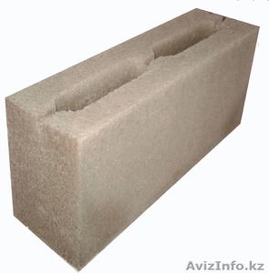 Пескоблоки-камень стеновой перегородочный в любом цвете,  390*188*120мм. #1437336