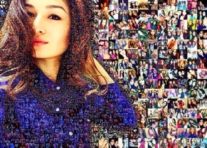 Фотомозаика на холсте Астана,  Фотомозайка Астана,  Фотомозаика в Астане #1455665