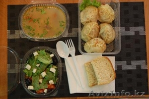 Доставка обедов в офисы,  бизнес-центры г. Алматы. #1466024