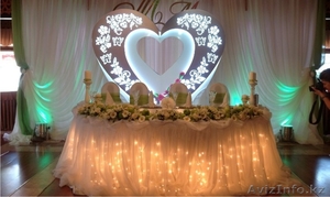 Сердце для свадьбы и юбилея,  прокат,  декорация,  фотозона  #1463847