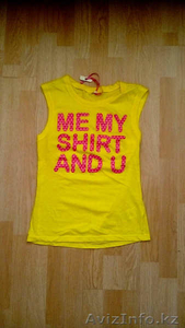 Желтая летняя майка #1468716