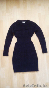 Зимнее вязаное платье #1468744