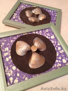 Багетные рамки с иллюстрацией Ракушки в хороводе #1466522