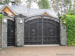 Ворота. Автоматические распашные ворота #1461884