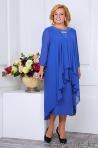 Женская одежда больших размеров. Платья больших размеров. Нарядные платья. #1481106