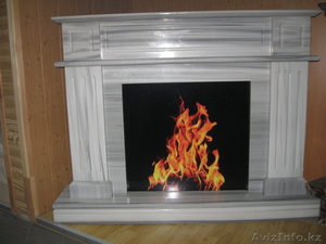 Каминный портал из мрамора 