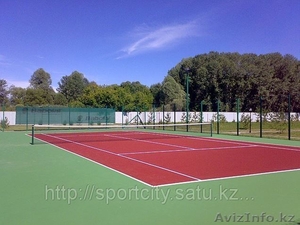  Строительство теннисных кортов. #1481803