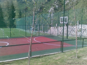  Строительство универсальных площадок(волейбол, баск  #1481794