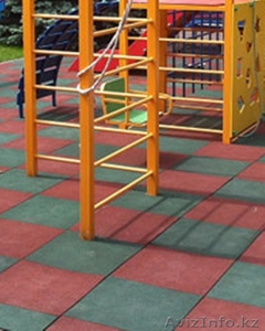 Покрытие для площадок из плитки из резиновой крошк #1481798