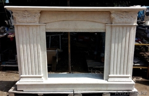 Каминный портал из мрамора 