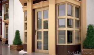 Входные двери и входные группы из металлопластика в Усть-Каменогорске #1488550