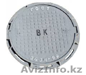 Люк чугунный,  тип-Т,  круглый,  ВК,  ГТС,  ТС #1492671