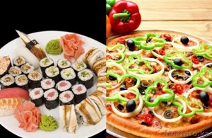 Доставка суши,  роллов,  пиццы в Алматы #1491233