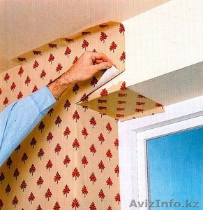 Поклейка обоев любой сложности Астана  #1490442