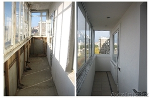 Обшивка и утепление балконов и лоджий  #1498230