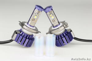 AutoCare LED Лампы H4 40 Вт 4000LM Белый 6000 К/LED Light Bulbs Атырау #1498337