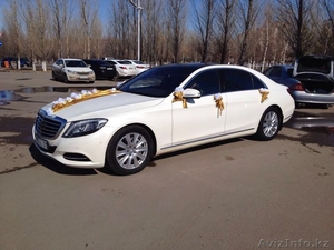 Прокат авто. Mersedez-Benz W-222 белого цвета #1493931