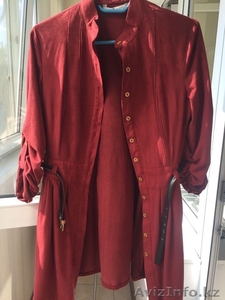 продам рубашку кирпичного цвета из спандекса #1503508