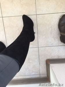 продам зимние черные замшевые  сапоги  Италия   #1503456