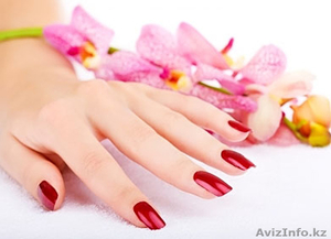 Наращивание ногтей с выездом к вам на дом Алматы запись по тел 8 702 111 30 25 #1500937