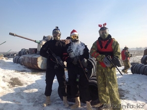 Зимняя игра в пейнтбол в Алматы пк скорпион  #1499981