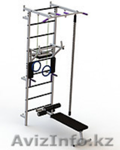 Шведская стенка Мульти-комплект с канатом и кольцами #1513065