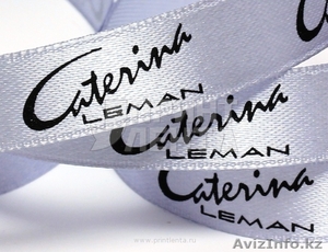 Брендирование репсовой ленты.  Нанесение происходит на ленте заказчика. #1515111