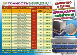 Стопорные Кольца,  Проволока Пружинная,  Лист 65Г,  #1514442