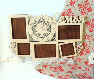 Фоторамки-часы! оригинальный подарок вашим родным и близким #1514839