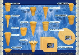 Вафельные стаканчики для мороженого #1517244